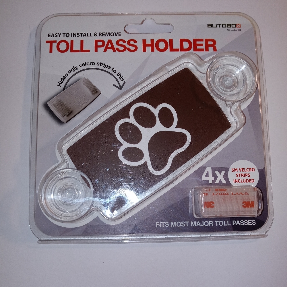 AutoBoxClub PAW - EZ Pass Holder, Toll Pass Holder